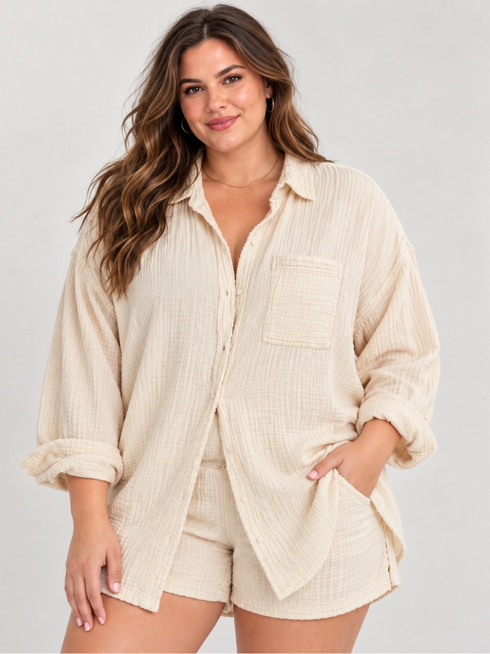 🎉5 for $45🎉 Aerie button down shirt top blouse size XL